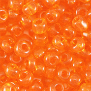 Glasperlen rocailles 6/0 (4mm) Transparent orange